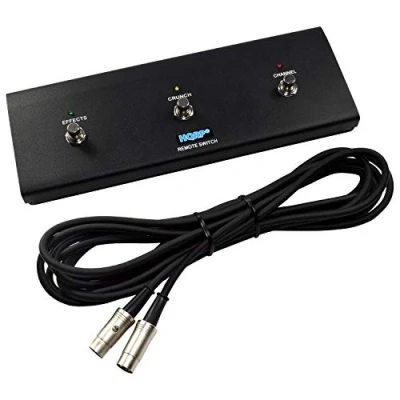 Imagen de HQRP Pedal de amplificador guitarra 3 botones compatible con Peavey 03582650 Reemplazo para 6505 más Cabezal