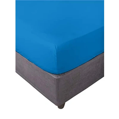 Imagen de Miracle Home Ajustable Elástica Sábana Bajera, Cama 180, Azulón