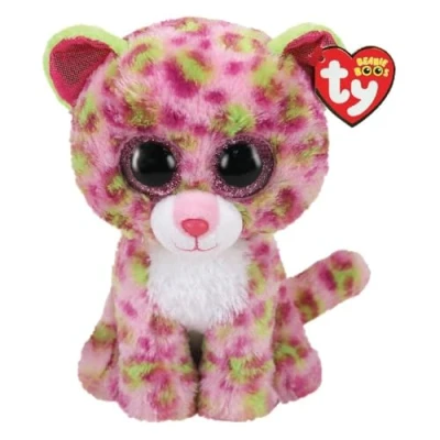 Imagen de TY Lainey Leopard Boo Med Peluche, Multicolor, 24 cm (36476)