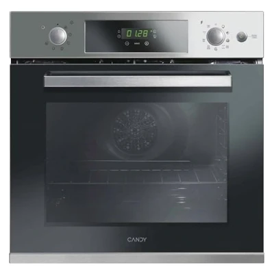 Imagen de Candy FCPKS826XL/E, Horno Pirolítico, 70L, Ventilador Enfriamiento, Vapor, 3 Resistencias, Aquálisis, Cocción Multinivel, 10 Funciones, Temporizador, Display táctil y Mandos, Puerta 4 Cristales, Inox