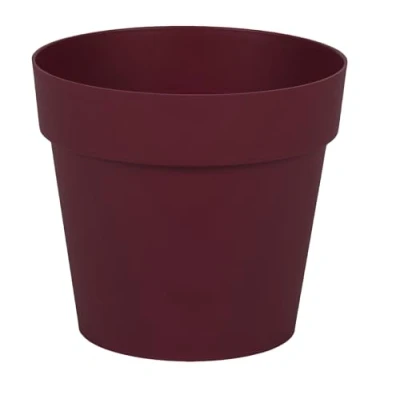 Imagen de EDA Toscana Maceta Redonda (15 cm, 1,6 L, diámetro 15,3 x 13,7 cm), Color Rojo