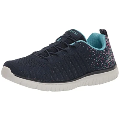 Imagen de Skechers Virtue, Zapatillas Mujer, Azul Marino, 39 EU Ancho