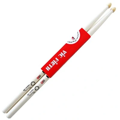 Imagen de Vic FIrth Baquetas de la serie Signature Thomas Lang Punta Madera color blanco