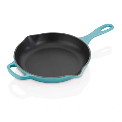 Imagen de Le Creuset Evolution Sartén Redonda, Hierro Fundido, Azul Caribe, 23 cm