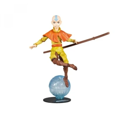 Imagen de McFarlane Juguetes, Avatar The Last Airbender Aang Figura de acción 7 Pulgadas con 22 Piezas móviles, Coleccionable Accesorios y Base Soporte para coleccionistas, a Partir 12 años