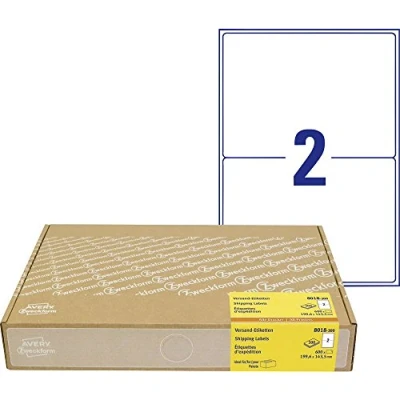 Imagen de Avery Zweckform 8018 300 etiquetas para envíos, 199,6 x 143,5 mm (A5), 600 unidades)
