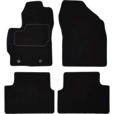 Imagen de MAMMOOTH A041 TOY10 PRM 01 Juego de alfombrillas suelo textil delante y detrás 4 negro Adaptado TOYOTA: Auris Hatchback