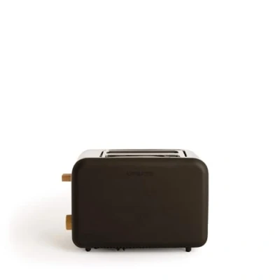 Imagen de CREATE/TOAST RETRO/Tostadora Negro / 6 Niveles de potencia, bandeja recogemigas, termostato, descongelación, recalentar, 2 ranuras rebanadas anchas, 850W