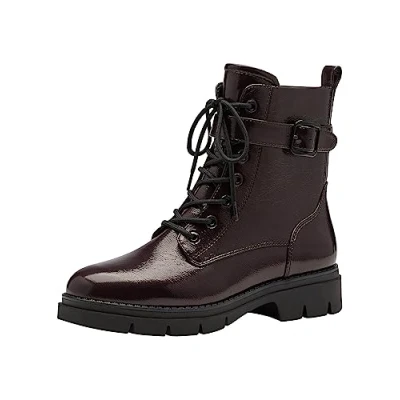 Imagen de Tamaris 1 25289 41, Botas Cortas al Tobillo Mujer, Bordeaux Pat, 37 EU