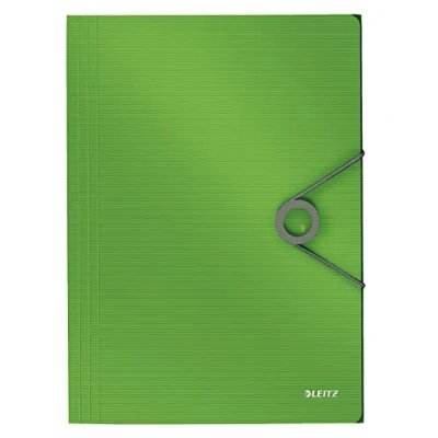 Imagen de LEITZ Carpeta extensible de esquina maciza, PP, para aprox. 150 hojas, A4, verde claro, 45631050