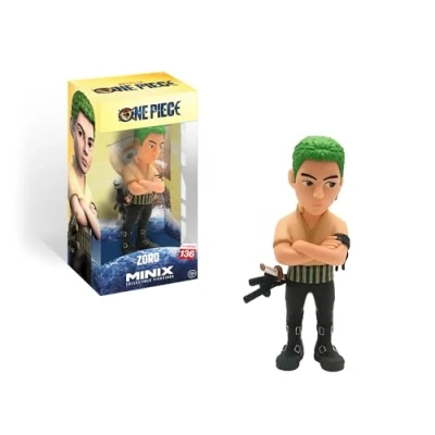 Imagen de MINIX Figura de Acción Rororanoa Zoro One Piece Coleccionables 12 cm para Exhibición, Idea Regalo Niños Y Adultos, Fans Anime MN11971