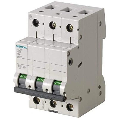 Imagen de Siemens 5sl6 Automático magnetotermico 400v 6ka 3 polos b 40a