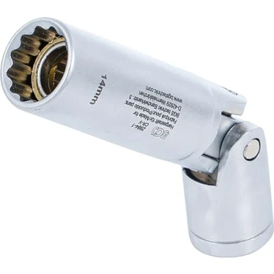 Imagen de BGS 2984 1 Llave de vaso para calentadores articulada 12 caras entrada 10 mm (3/8&quot;) 14
