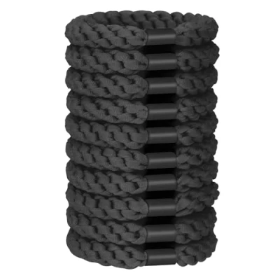 Imagen de JessLab Gomas para el Cabello, 10 Piezas Suaves Sin Daño Elásticas Cola de Caballo Accesorio Diadema Mujeres y Niñas, Negro
