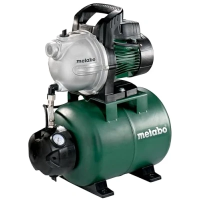 Imagen de Metabo Agua doméstica HWW 4000/25 G (600971000) Caja, Entrada nominal: 1100 W, Caudal máximo: 4000 l/h, Altura máxima de entrega: 46 m