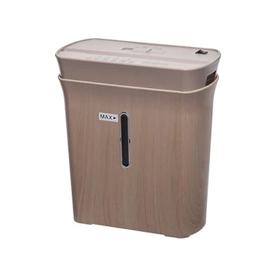 Imagen de Woozoo, Trituradora de Papel / Destructora documentos, 8 hojas, Tecnología transversal, Papelera 8,9L, A4 Personal Shredder Cross Cut P8GCD Color madera