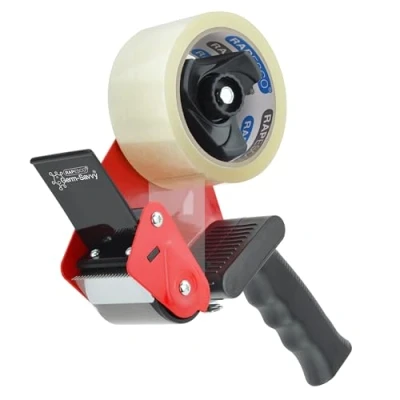 Imagen de Rapesco 1790 Germ Savvy Antibacteriano Dispensador de Cinta Embalaje 960 con 1 Rollo Transparente