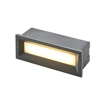 Imagen de LED lámpara de pared exterior &#039;Lachlain&#039; (Moderno) en Negro hecho Aluminio (1 llama,) Lucande empotrable para exteriores, aplique exterior/fachada, vivienda