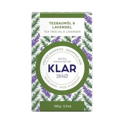 Imagen de Klar Seifen Acondicionador sólido aceite de árbol té y lavanda, 100 g