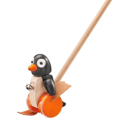 Imagen de Selecta Pingo Figura Deslizante de Madera, 13 cm, Color (62071)