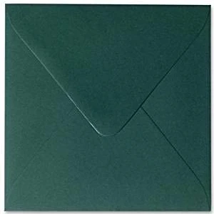 Imagen de Karten und Co. Sobres (25 unidades, 17 x cm, cierre autoadhesivo, 170 mm), color verde