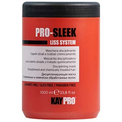 Imagen de KEPRO Kay PRO SLEEK Liss System MASCARILLA disciplinadora para cabello alisado y tratado químicamente 1000ml