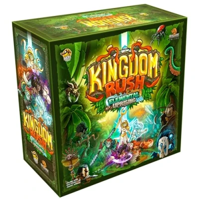 Imagen de Lucky Duck Games Kingdom Rush: Elemental Uprising Juego de estrategia cooperativo defensa torres para niños y adultos, a partir 14 años, 1 4 jugadores, 45 90 minutos tiempo juego,