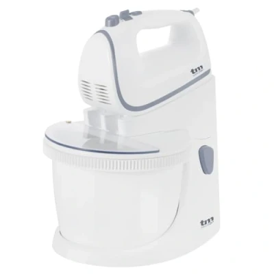 Imagen de TM Electron TMPBA112 Batidora Amasadora para repostería con bol 2.5 L y tapa antisalpicadura, 450 W