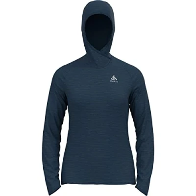 Imagen de Odlo Mujer Sudadera con capucha para correr RUN EASY WARM