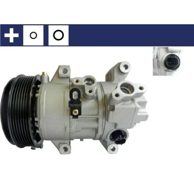 Imagen de MAHLE ORIGINAL ACP 94 000S Compresor de Aire Acondicionado 5SL12C 12 PAG 46 R 134 a con junta anular TOYOTA: Avensis II Berlina, Hatchback