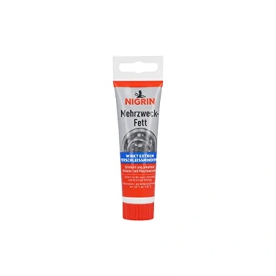 Imagen de NIGRIN Grasa multiuso, tubo de 50 g, protege los motores la corrosión y el envejecimiento, resistente a temperatura 30C +120C