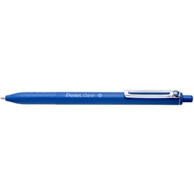 Imagen de Pentel BX470 C IZee Bolígrafo con clip metálico (grosor de trazo 0, 5 mm, 12 unidades), color azul