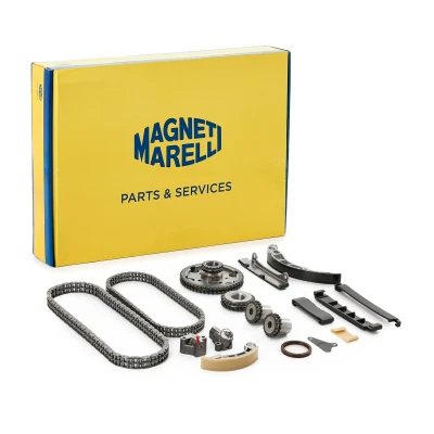 Imagen de MAGNETI MARELLI 341500000470 Juego de cadena distribución con junta rueda dentada Dúplex, cerrada