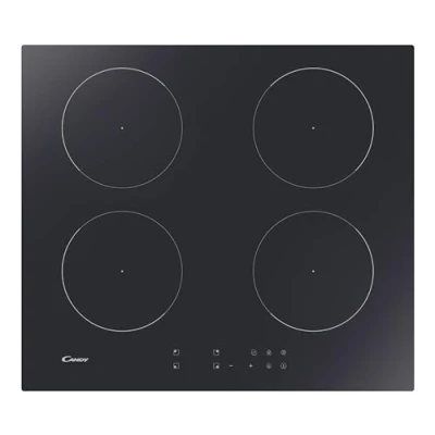 Imagen de Candy Moderna CETPS64MCWIFITT Placa de inducción (4 quemadores, control táctil, conectada, vitrocerámica, 59 x 52 6 cm), color negro