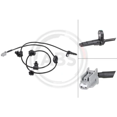 Imagen de A.B.S. 31969 Sensor de ABS activo 1075 gris