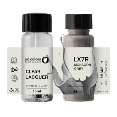 Imagen de SD COLORS Pintura para retocar de 15 ML, color gris
