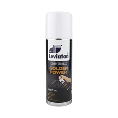 Imagen de LEVIATAN Aire comprimido 200ml Spray Limpiador, Compresor de para Limpieza Teclado, Ordenador, Cámara, Teléfono Móvil Air Duster, Transparente