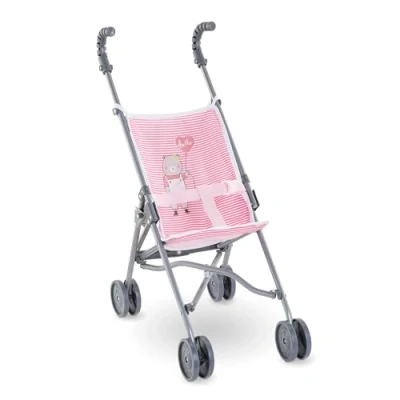 Imagen de Corolle Cochecito bastón Rosa, Accesorio para muñecos 36, 42 y 52 cm, a Partir de 3 años, 9000141640