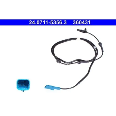 Imagen de ATE 24.0711 5356.3 Sensor de ABS 1623 PEUGEOT: 508 I Berlina