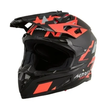 Imagen de KSK HANGO003 Cascos de motocross negro, Fluorescente, naranja L, 59 60 cm ECE 22.06