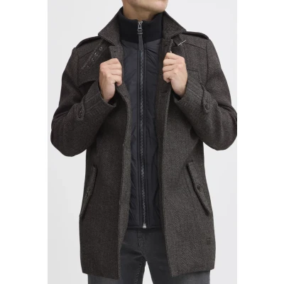 Imagen de Indicode Jeans Idbrandan Abrigo corto, Hombre, Talla: Medium, Dark coal