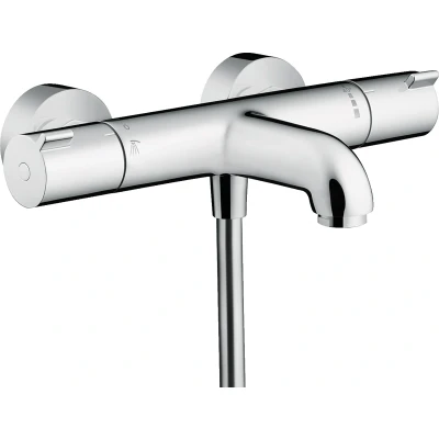 Imagen de hansgrohe Ecostat 1001 CL termostato para bañera visto , grifo con botón de seguridad (SafetyStop) a 40 C, mezclador 2 funciones, cromo, 13201000