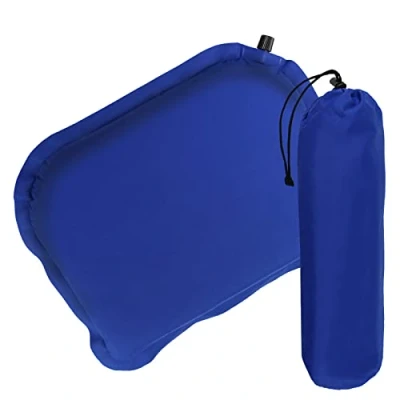 Imagen de ALPIDEX Cojín Asiento Aislante 40 x 30 3,8 cm Estadio Acampada Aire Libre Colchoneta Autohinchable Térmico Portátil Impermeabile, Color:Azul Balance
