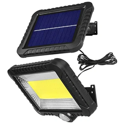 Imagen de Maclean MCE438 Foco LED con Sensor de Movimiento Aplique Solar para Pared Crepuscular Luz IP44 5W 400 Lúmenes 6000K Blanco Frío (1 x Unidad)