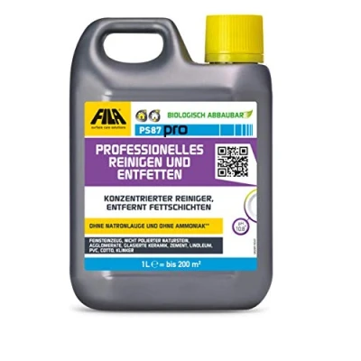 Imagen de Fila PS87 Detergente, quitamanchas, decapante para barro, gres porcelánico, cerámica esmaltada, mármol, piedras no pulidas, cemento, linóleo, PVC, clinker 1 litre