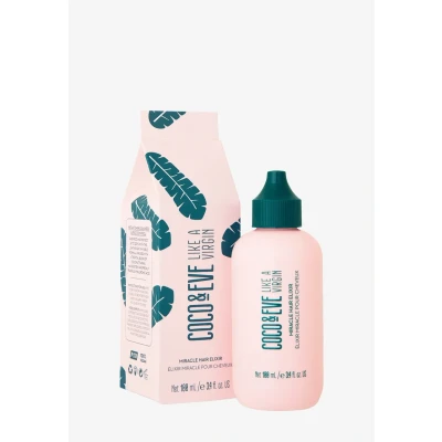 Imagen de coco &amp; Eve Like a Virgin Miracle Hair Elixir Acondicionador de aceite con ácido hialurónico Tratamiento capilar para tratar el cabello seco y dañado evitar encrespamiento 100ml