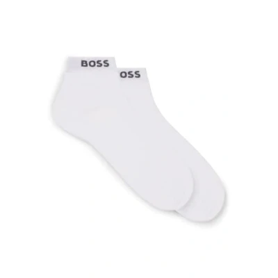 Imagen de BOSS 2P SH Uni CC Calcetines Cortos, White100, 39 42 para Hombre