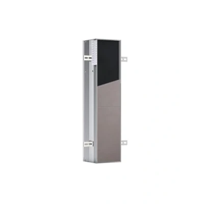 Imagen de Emco asis Plus Módulo de Inodoro Empotrado, 658 mm, Tope Puerta Derecha, Aluminio, Papel Lateral