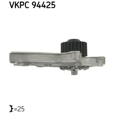 Imagen de SKF VKPC 94425 Bomba de agua 25 con juntas Metal para accionamiento correa trapecial KIA: Sportage I, MAZDA: 626 III Hatchback