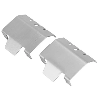 Imagen de Dilwe Placa de Eje RC, 2pcs Protector Marco Metal Inoxidable para Traxxas TRX 4 1/10 RC Crawler